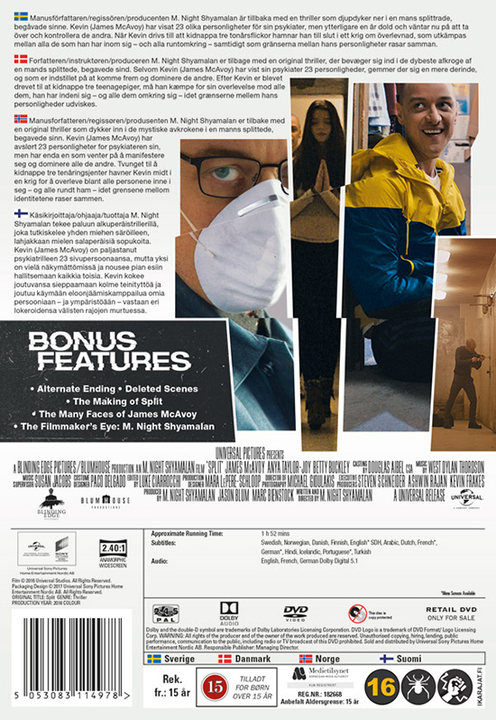 Movie - Split Dvd S-T