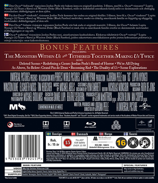 Movie - Us (2019) Bd S-T