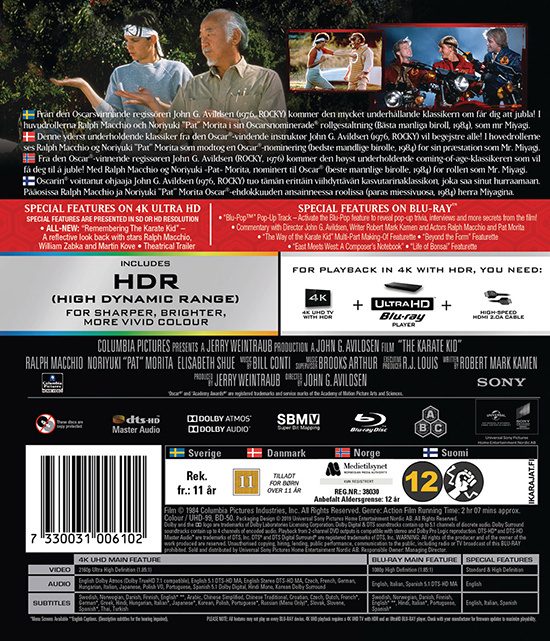 Movie - Karate Kid, The (1984) (Uhd+Bd) Uhd S-T