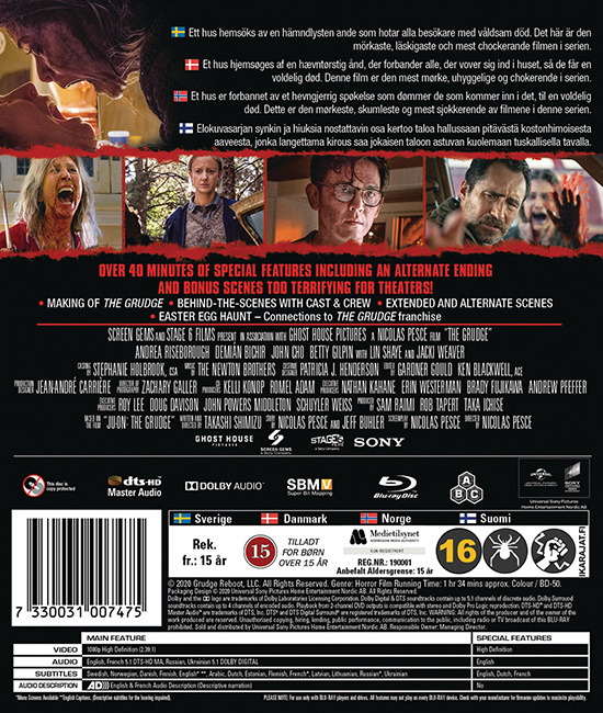 Movie - Grudge, The (2020) Bd S-T