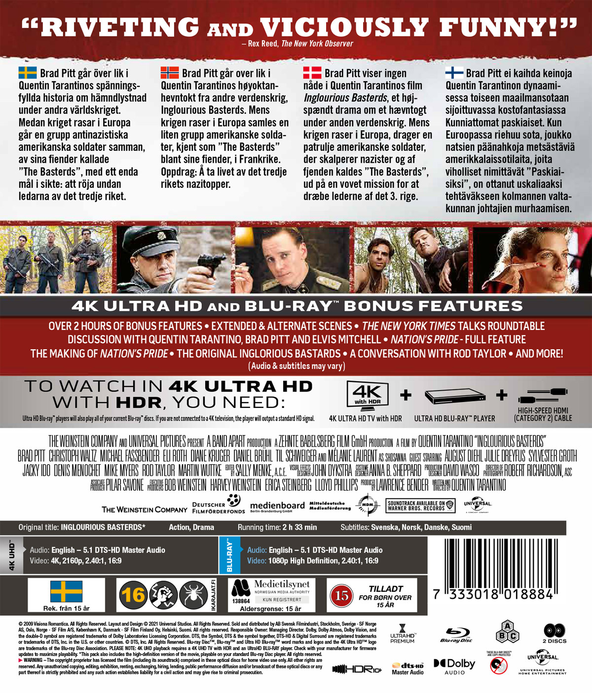 Movie - Inglourious Basterds (4K)