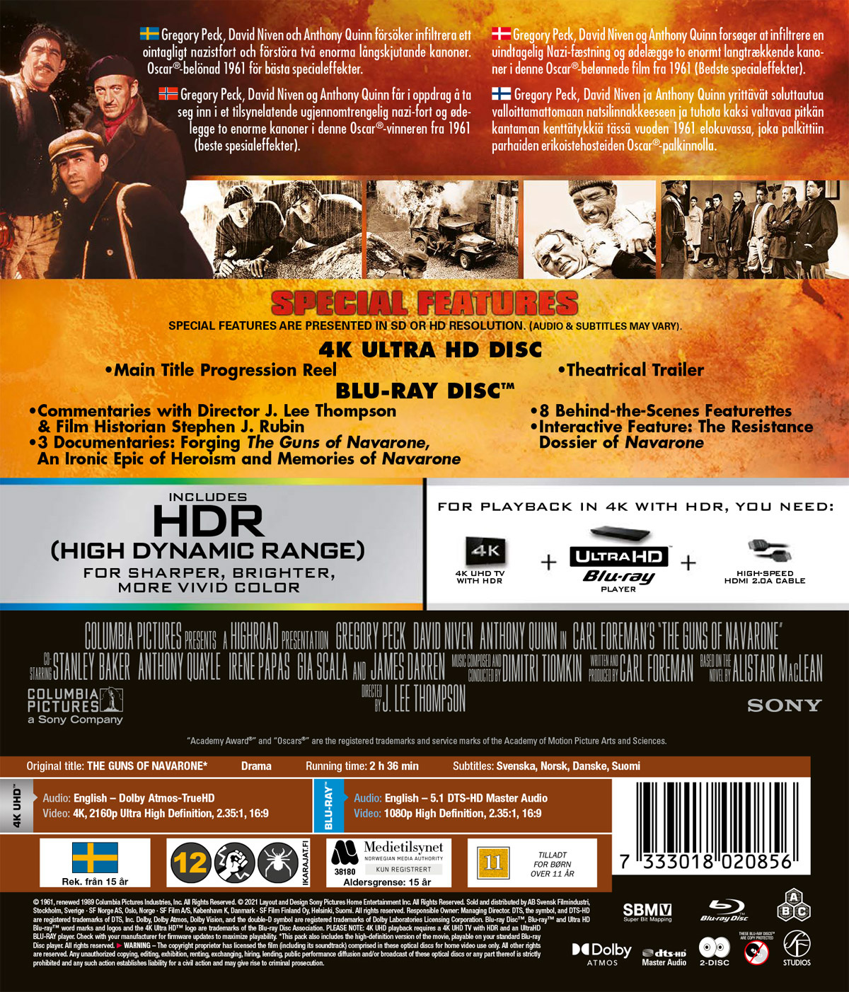 Movie - Guns Of Navarone, The (4K+Bd)