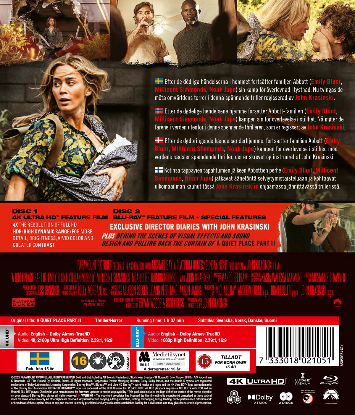 Movie - Quiet Place Part Ii, A (4K+Bd)
