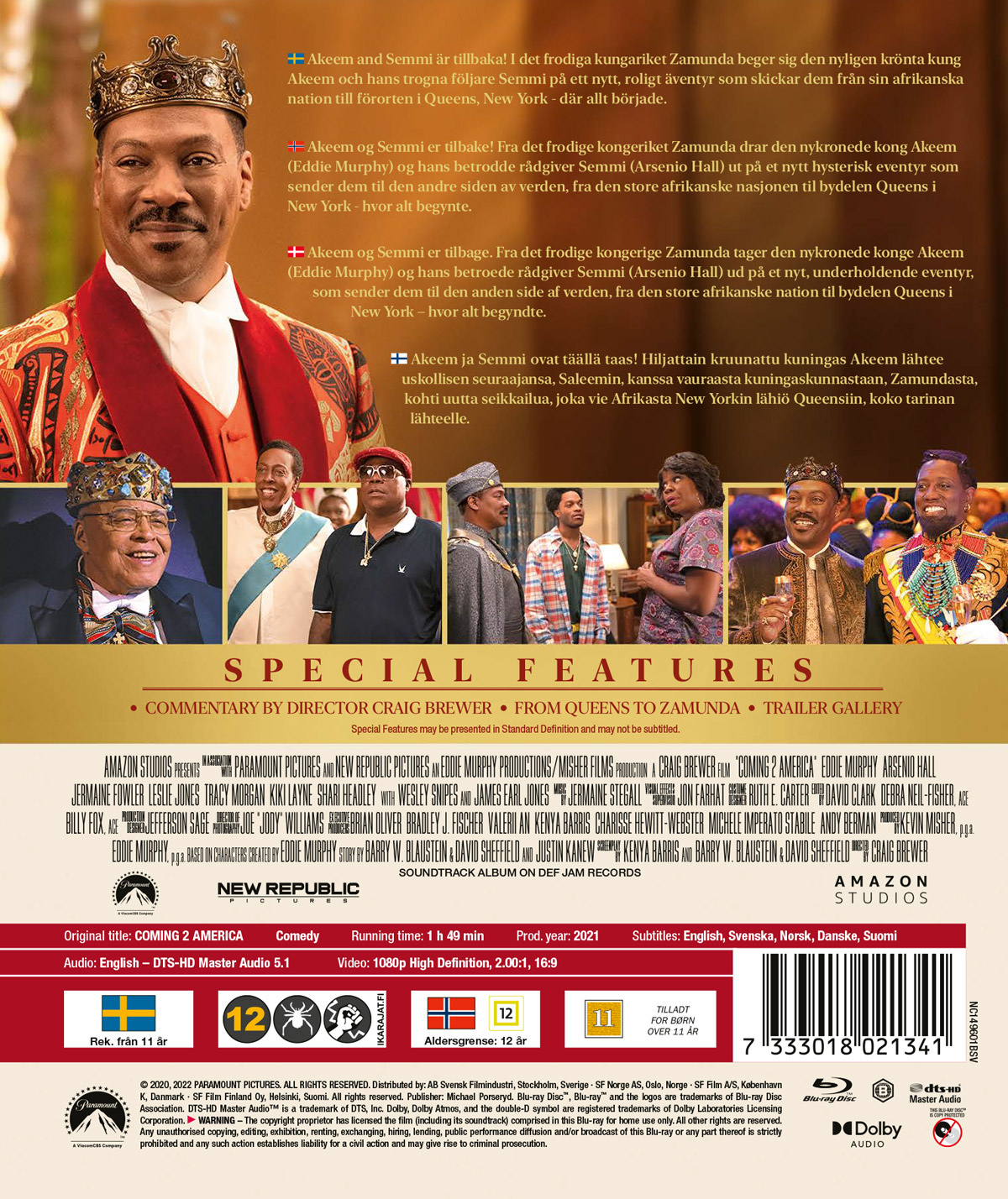 Movie - Coming 2 America (Bd)