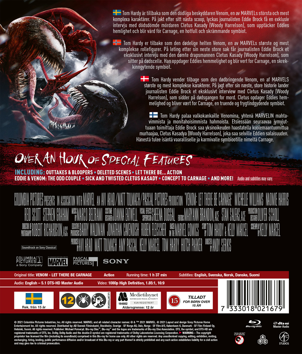 Movie - Venom: Let There Be Carnage (Bd)