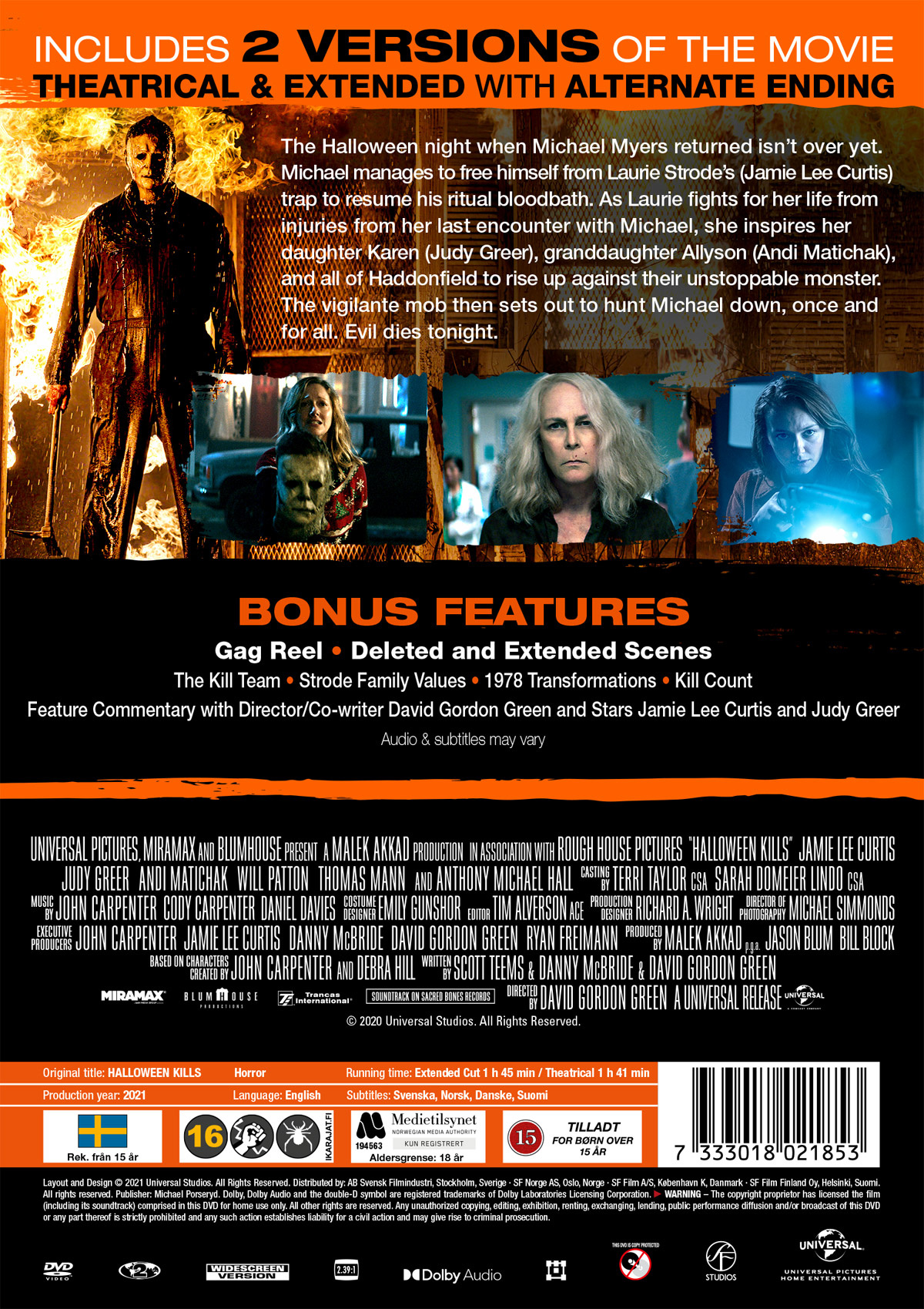Movie - Halloween Kills (Dvd)