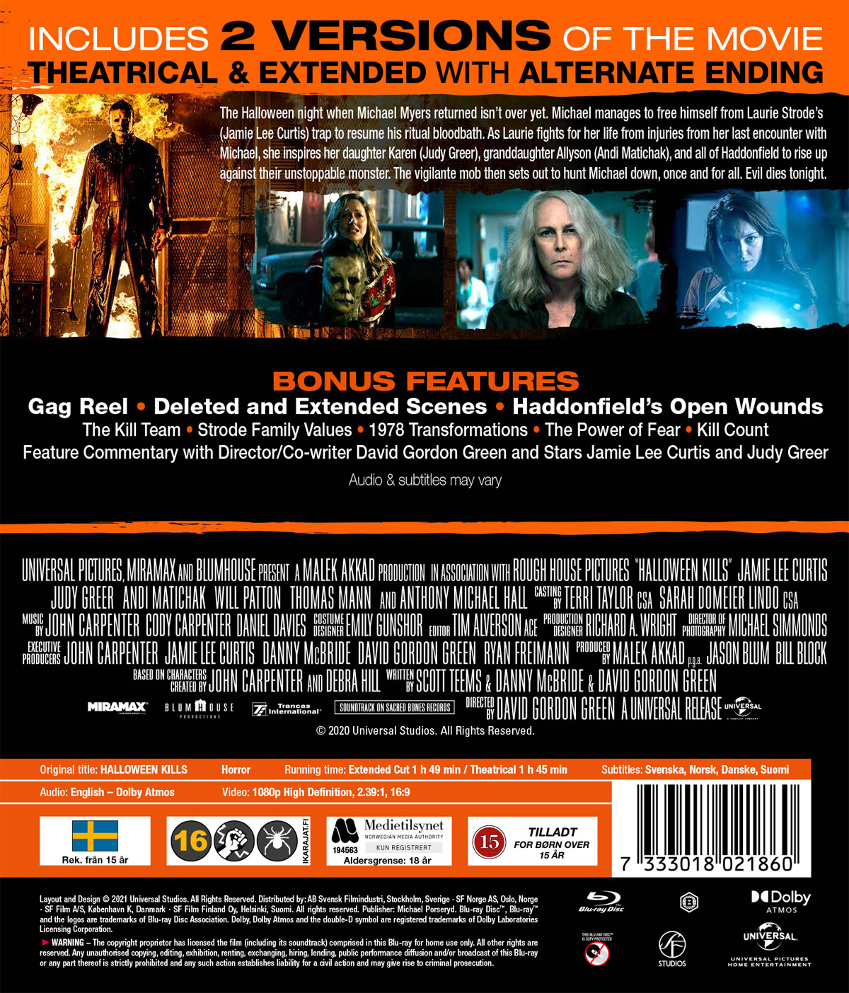 Movie - Halloween Kills (Bd)