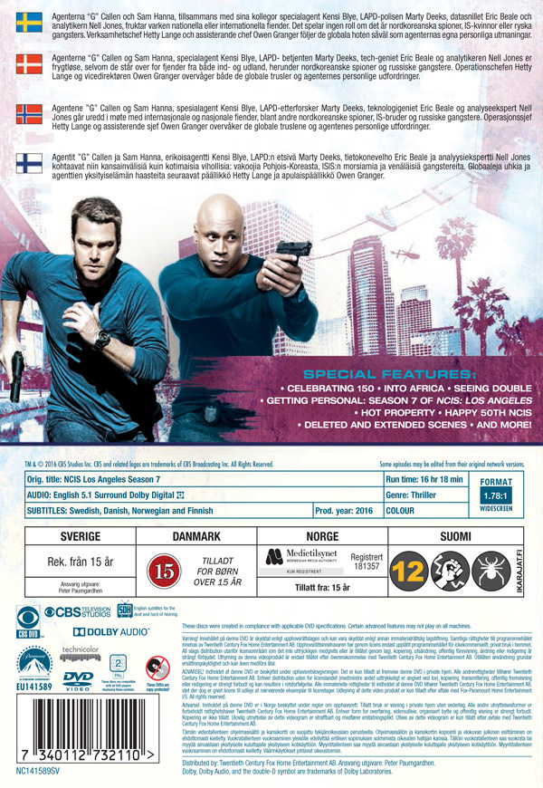 Movie - Ncis Los Angeles S07 Dvd