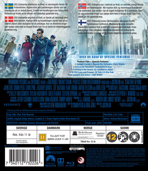 Movie - Star Trek 3: Beyond ('16) Bd