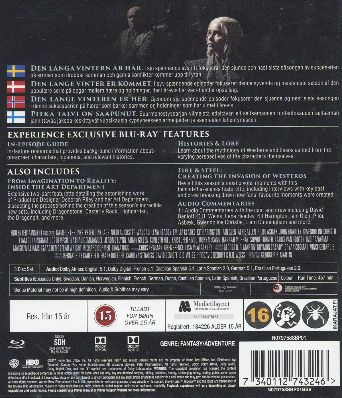 Movie - Game Of Thrones S07 Bd (Standard Sku)