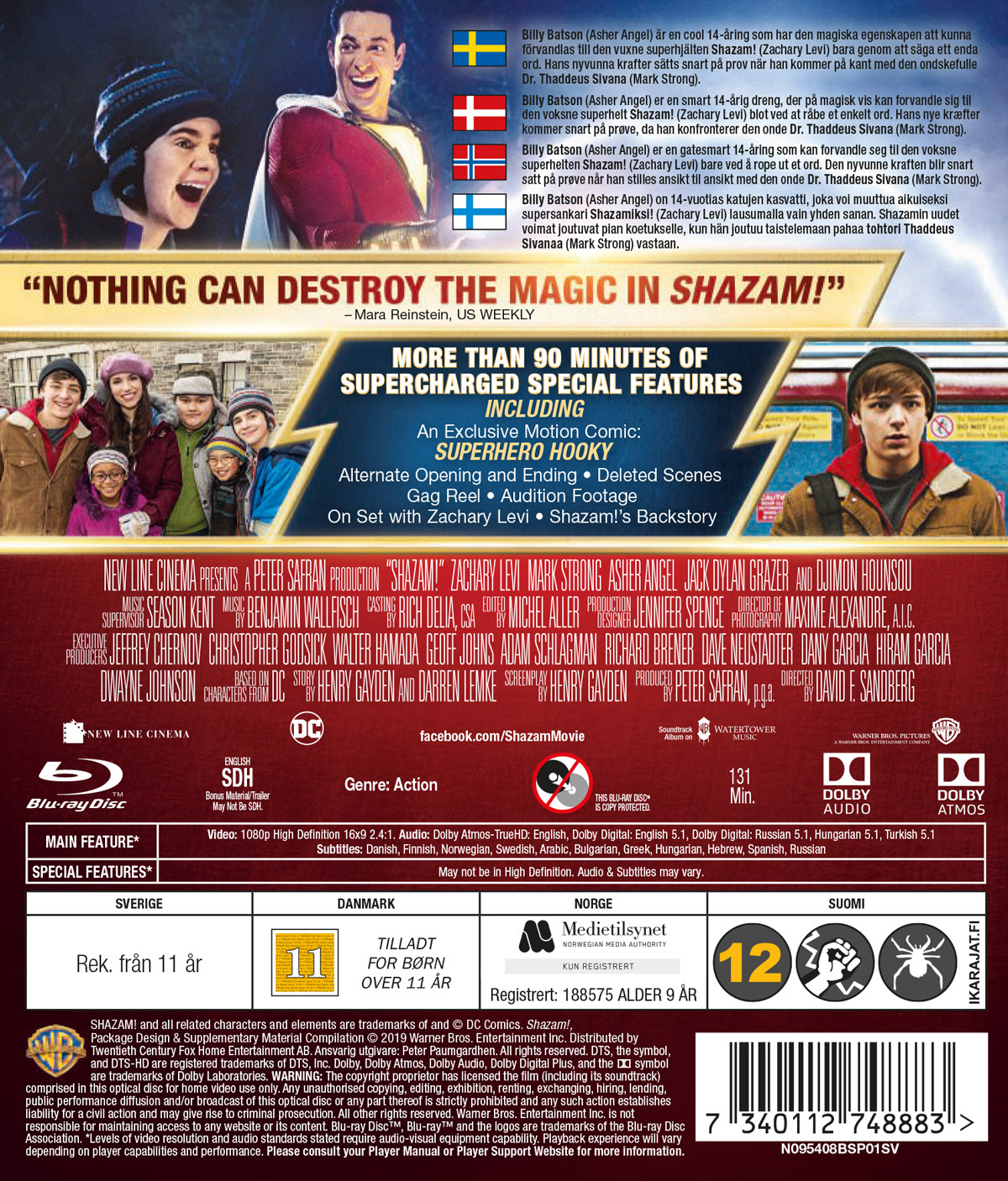 Movie - Shazam! Bd