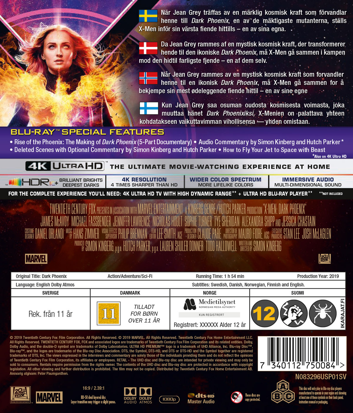 Movie - X-Men: Dark Phoenix Uhd