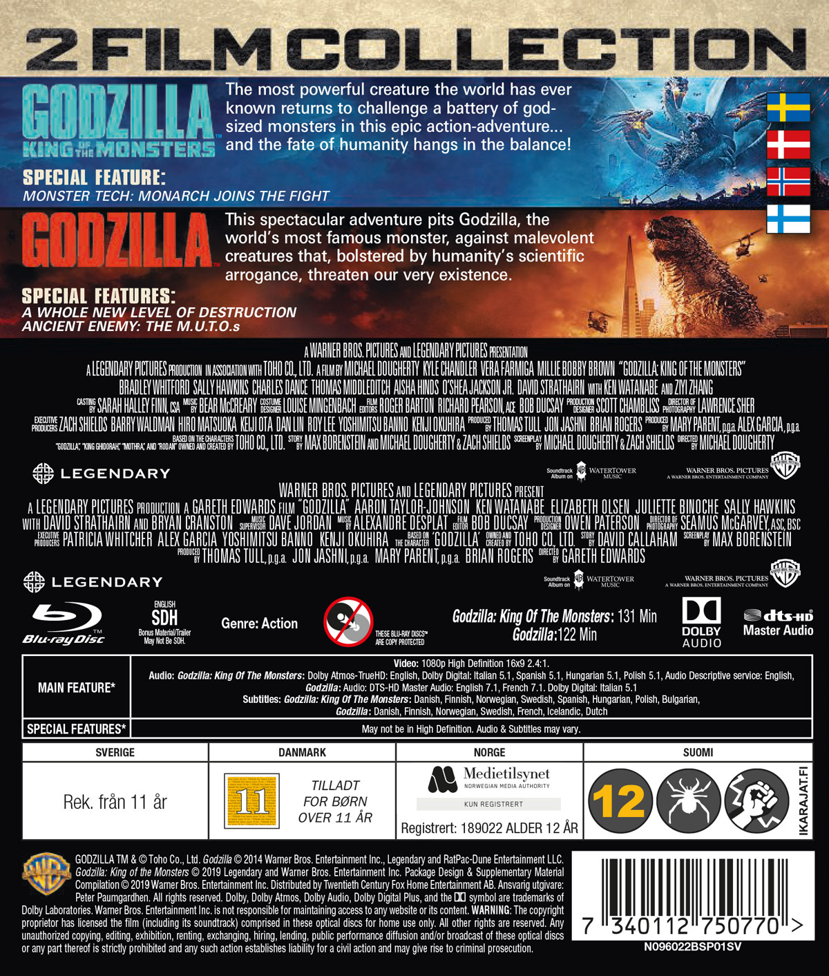 Movie - Godzilla 1-2 Bd