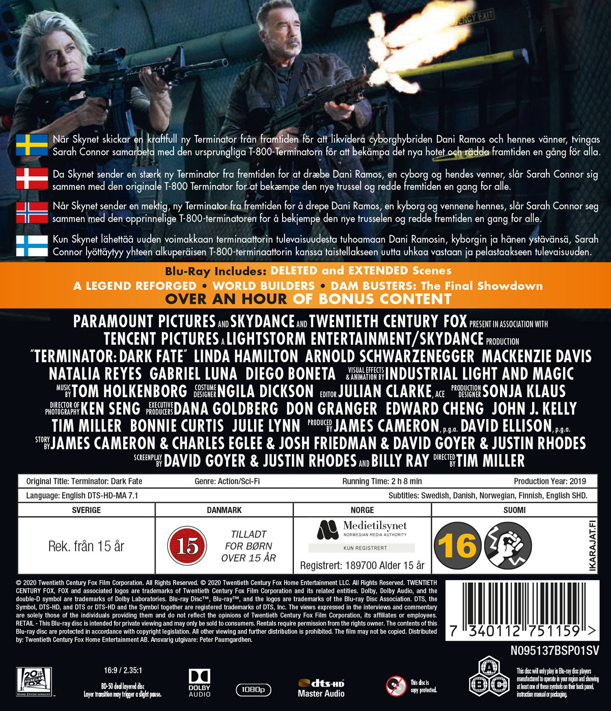 Movie - Terminator: Dark Fate Bd