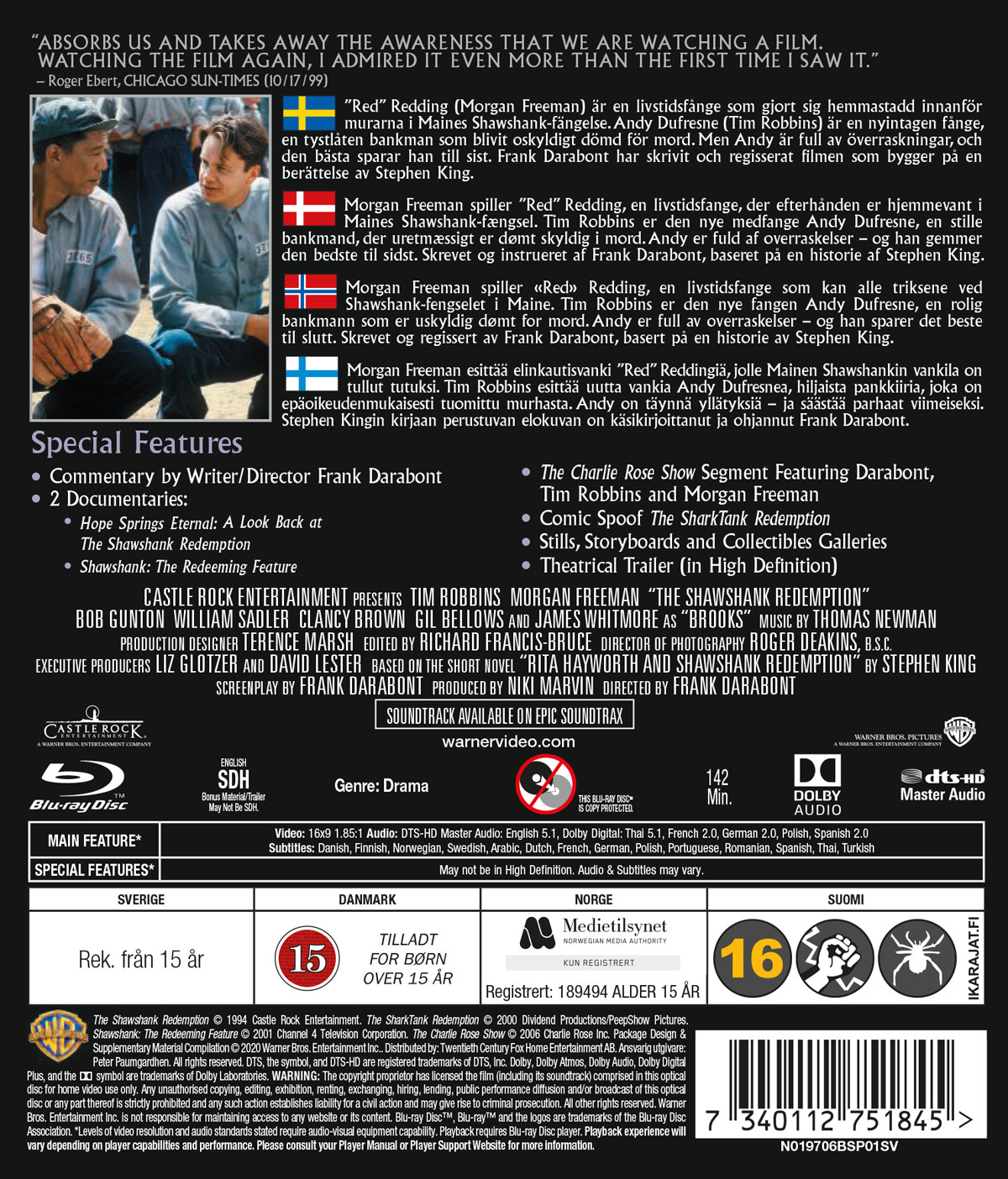 Movie - Shawshank Redemption The Bd