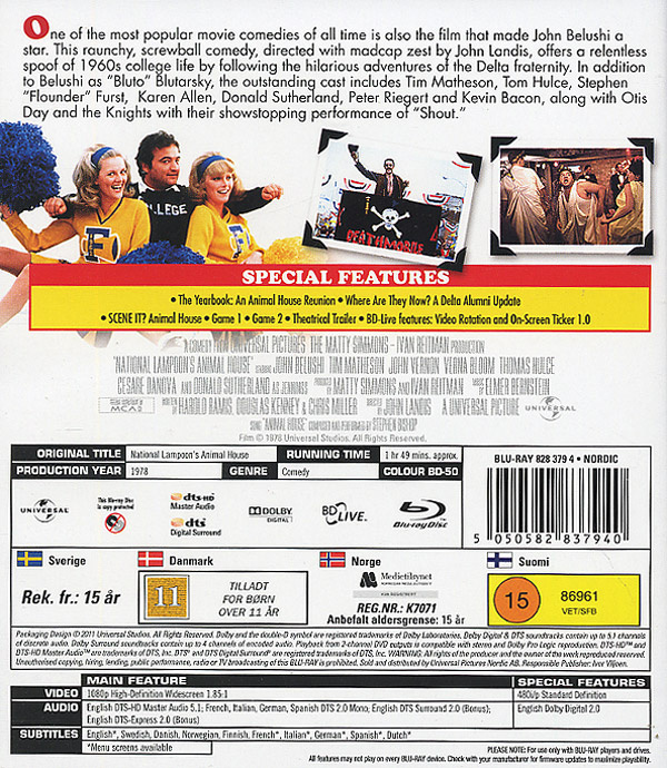 Movie - Animal House, National Lampoons Bd S-T