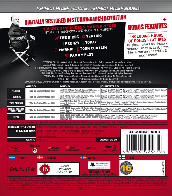 Movie - Alfred Hitchcock Collection 2 Bd S-T