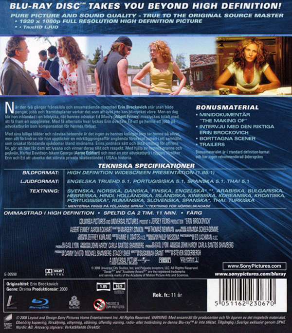 Movie - Erin Brockovich (Rwk 2014) Bd S-T