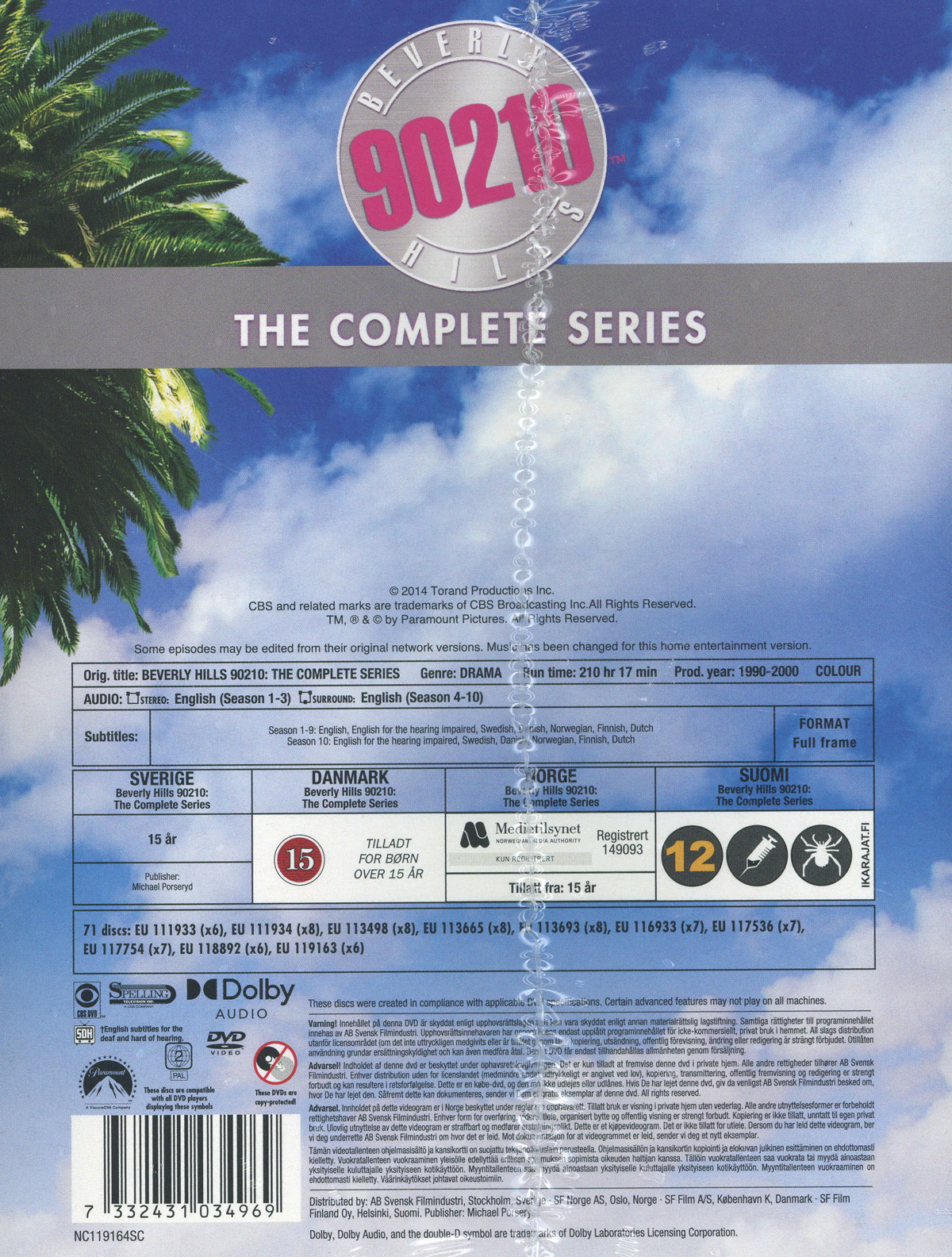 Movie - Beverly Hills 90210 S01-S10 Dvd