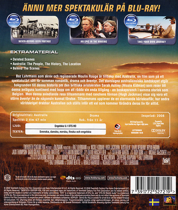Movie - Australia Bd