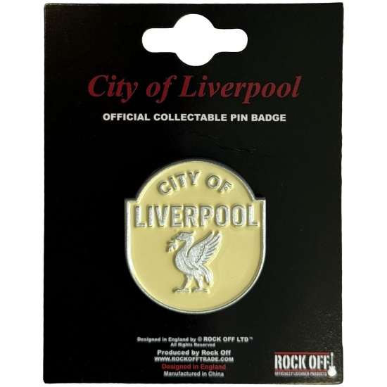 Rock Off - City Of Liverpool Emblem Pin Badge