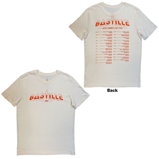 Bastille - Summer Uk & Eu Tour 23 Uni Natrl T-Shirt