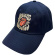 The Rolling Stones - Swirl Tongue Logo Navy Baseball Cap The Rolling Stones - Swirl Tongue Logo Navy Baseball Cap