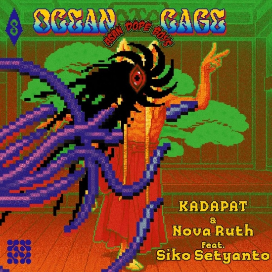 Kadapat & Nova Ruth Featuring Siko - Ocean Cage (Limited Blue Splattered