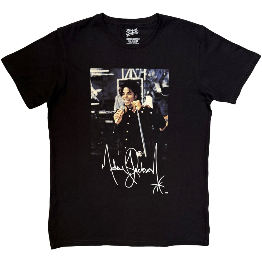 Michael Jackson - Signature Uni Bl T-Shirt