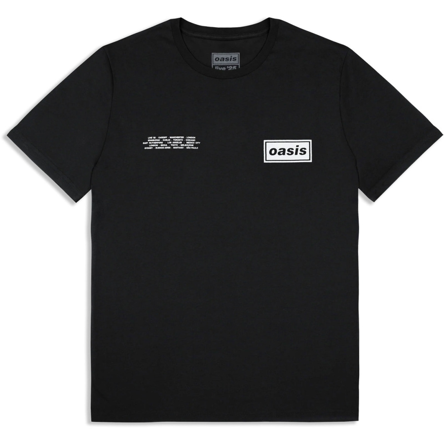 Oasis - Global Cities Logo Bl T-Shirt