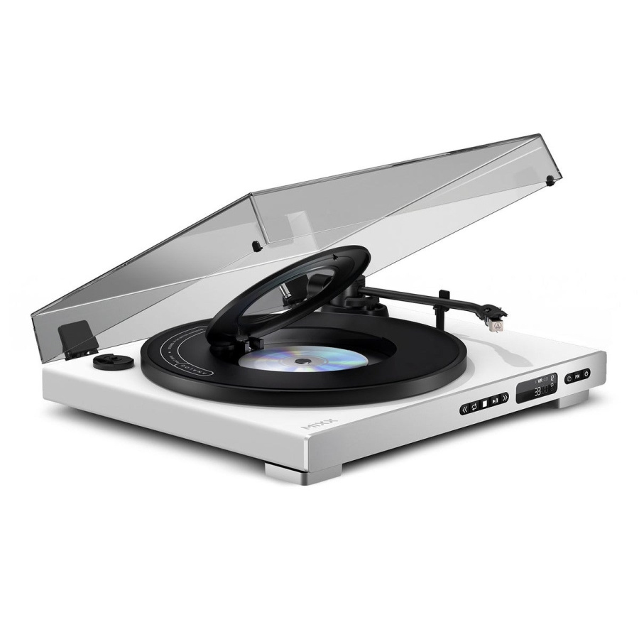 Turntable/Cd - Vinyl- Och Cd-Spelare Analog Plus 2-In-1 Vit
