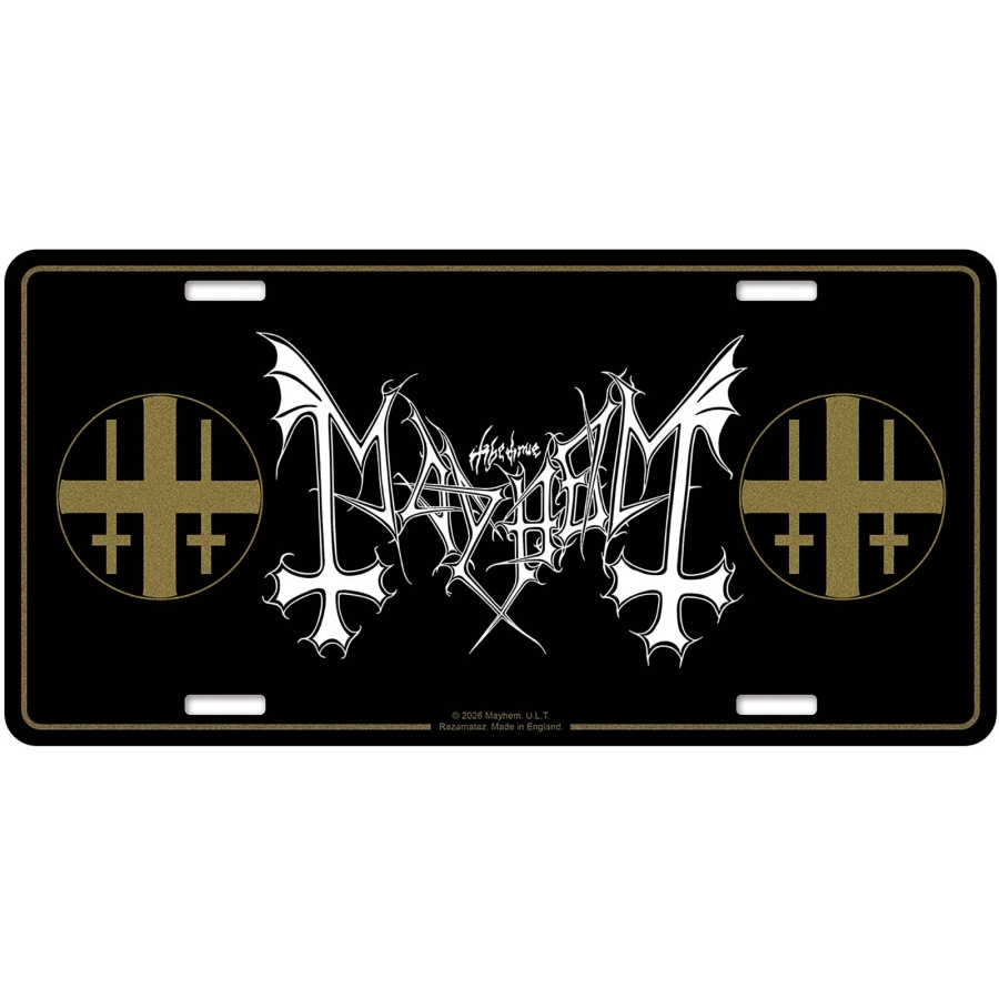 Mayhem - Number Plate: Logo