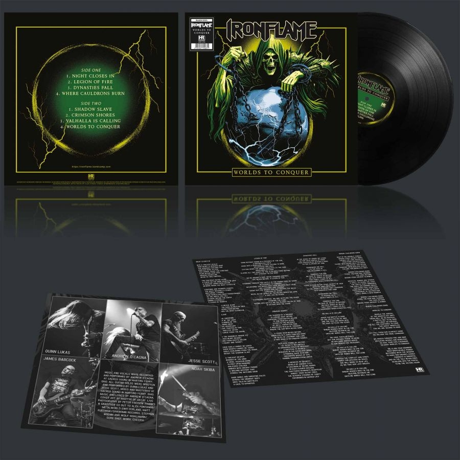 Ironflame - Worlds To Conquer (Black Vinyl LP)