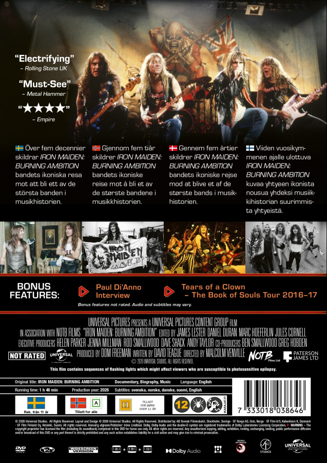 Movie - Iron Maiden: Burning Ambition (DVD)
