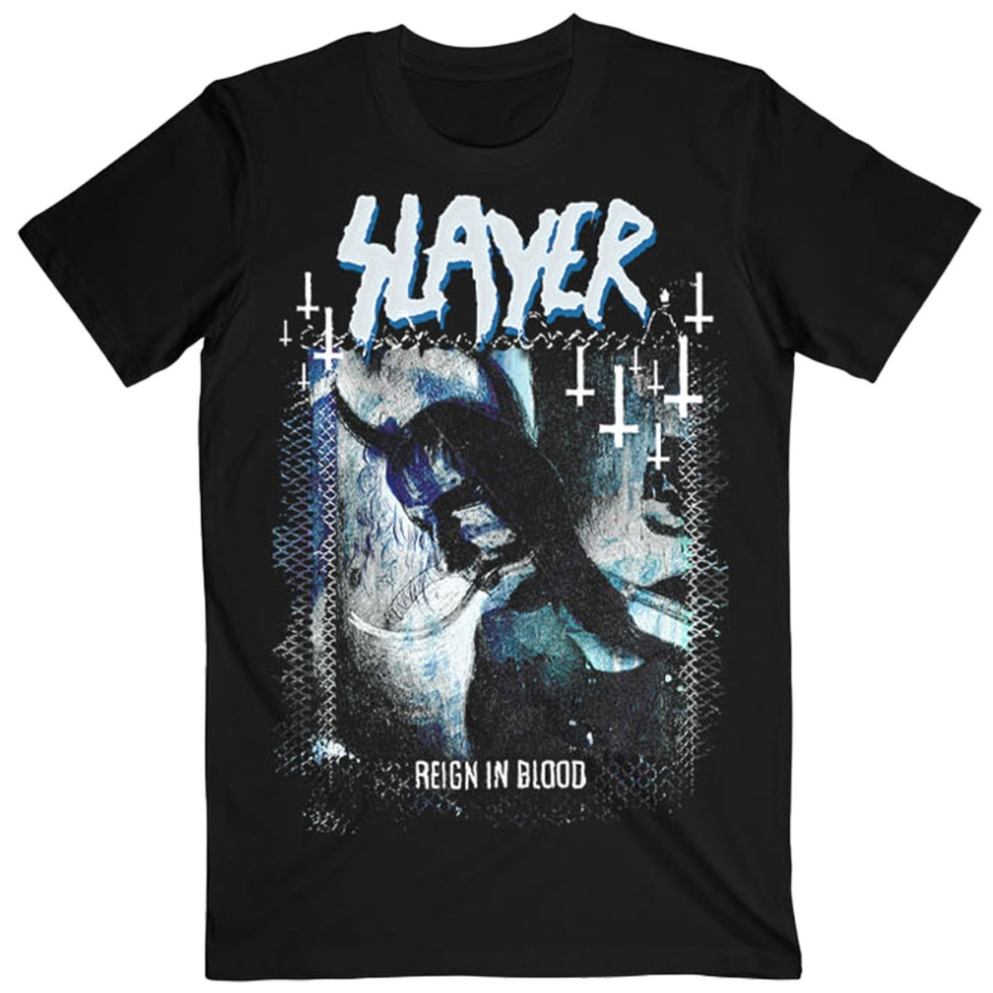 Slayer - Horned Cool Tone Reign In Blood Uni Bl T-Shirt