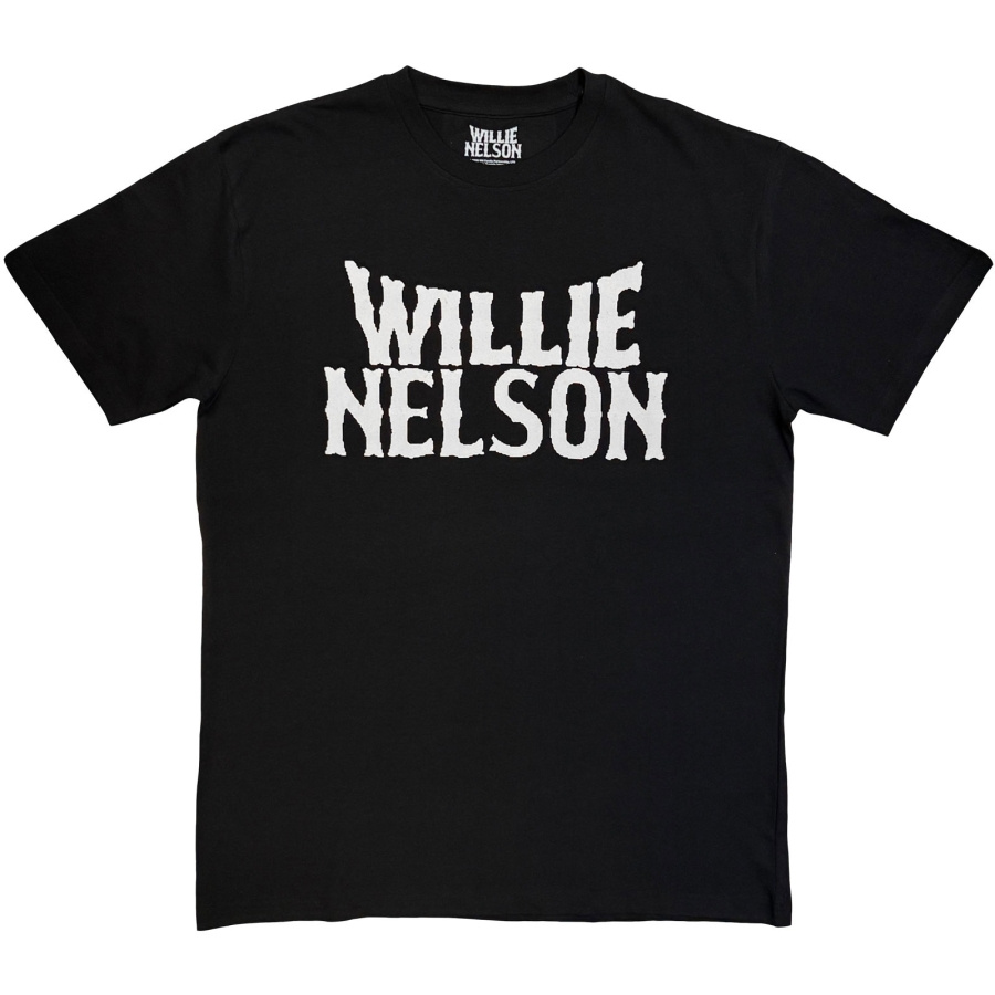 Willie Nelson - Logo Mono Uni Bl T-Shirt