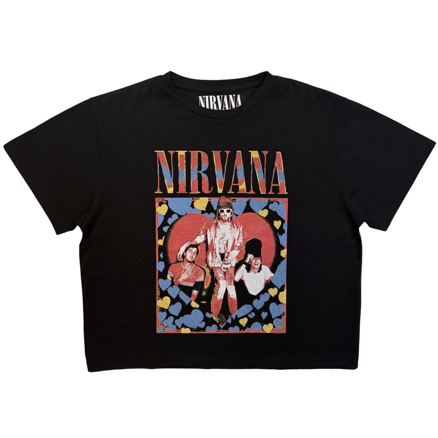 Nirvana - Heart Lady Bl Crop Top