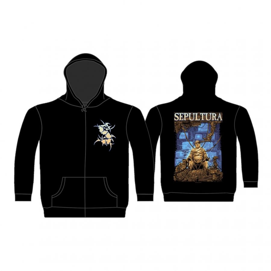 Sepultura - Zip Hood - Chaos Ad (L)