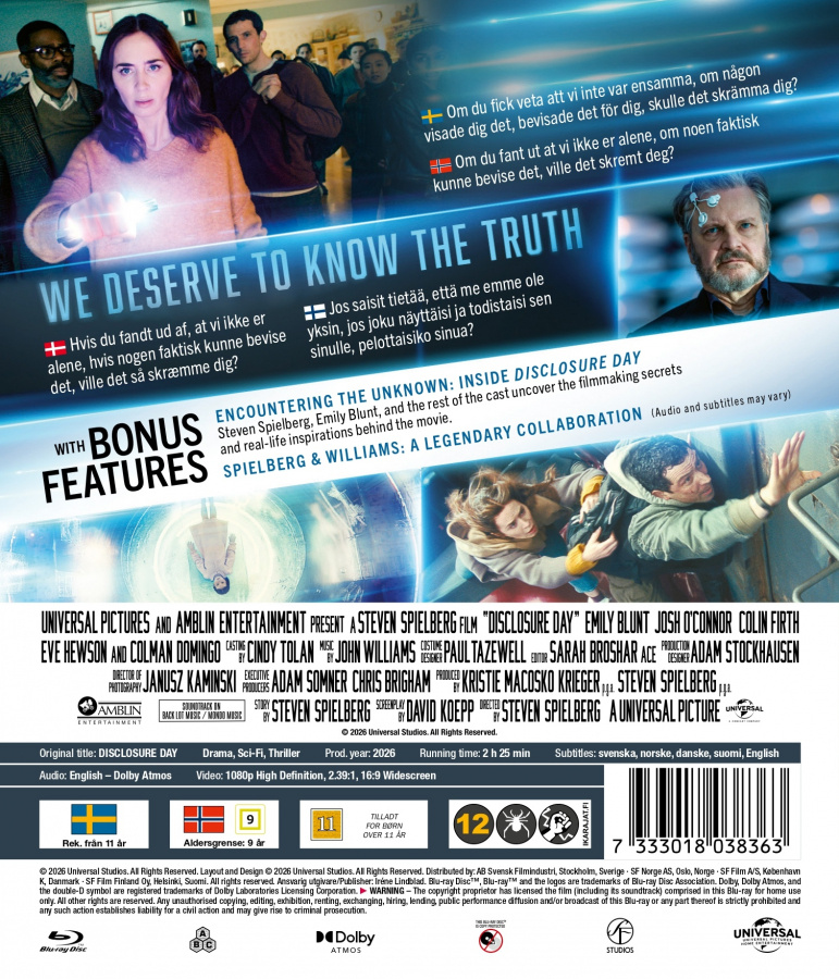 Movie - Disclosure Day (Blu-ray)