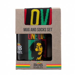 Bob Marley  - One Love Mug & Sock Set