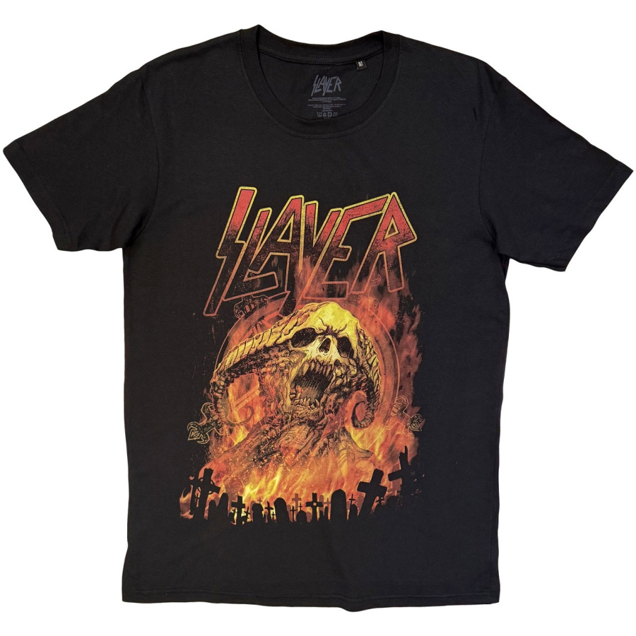 Slayer - Slayer Demoniac Distress Uni Bl T-Shirt