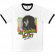 Bob Marley - No Woman, No Cry Ringer Uni Wht T-Shirt Bob Marley - No Woman, No Cry Ringer Uni Wht T-Shirt