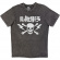The Clash - Japan Text Stone Wash Uni Char T-Shirt The Clash - Japan Text Stone Wash Uni Char T-Shirt