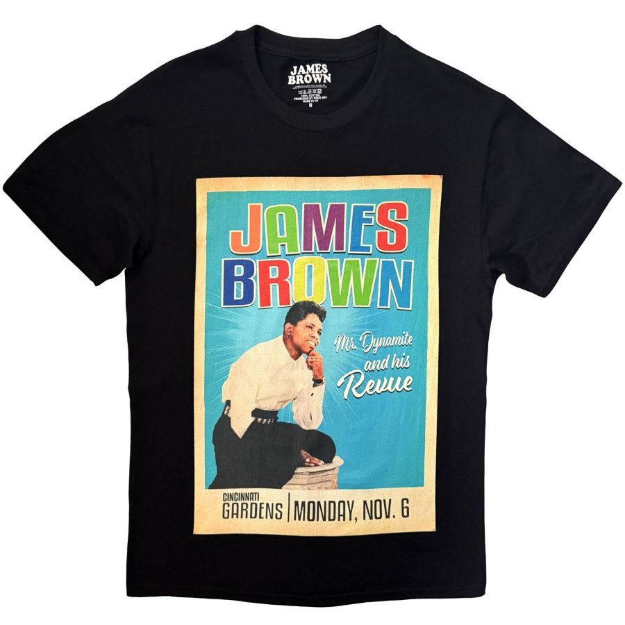 James Brown - Mr Dynamite Uni Bl T-Shirt