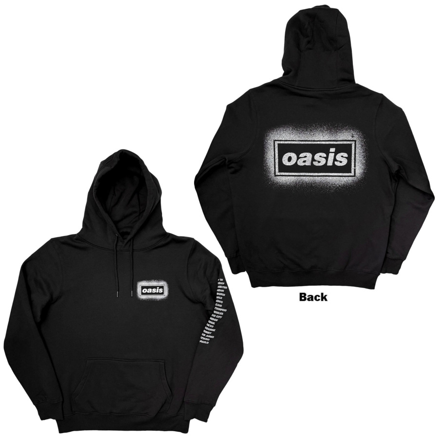Oasis - Spray Live '25 World Tour Uni Bl Hoodie