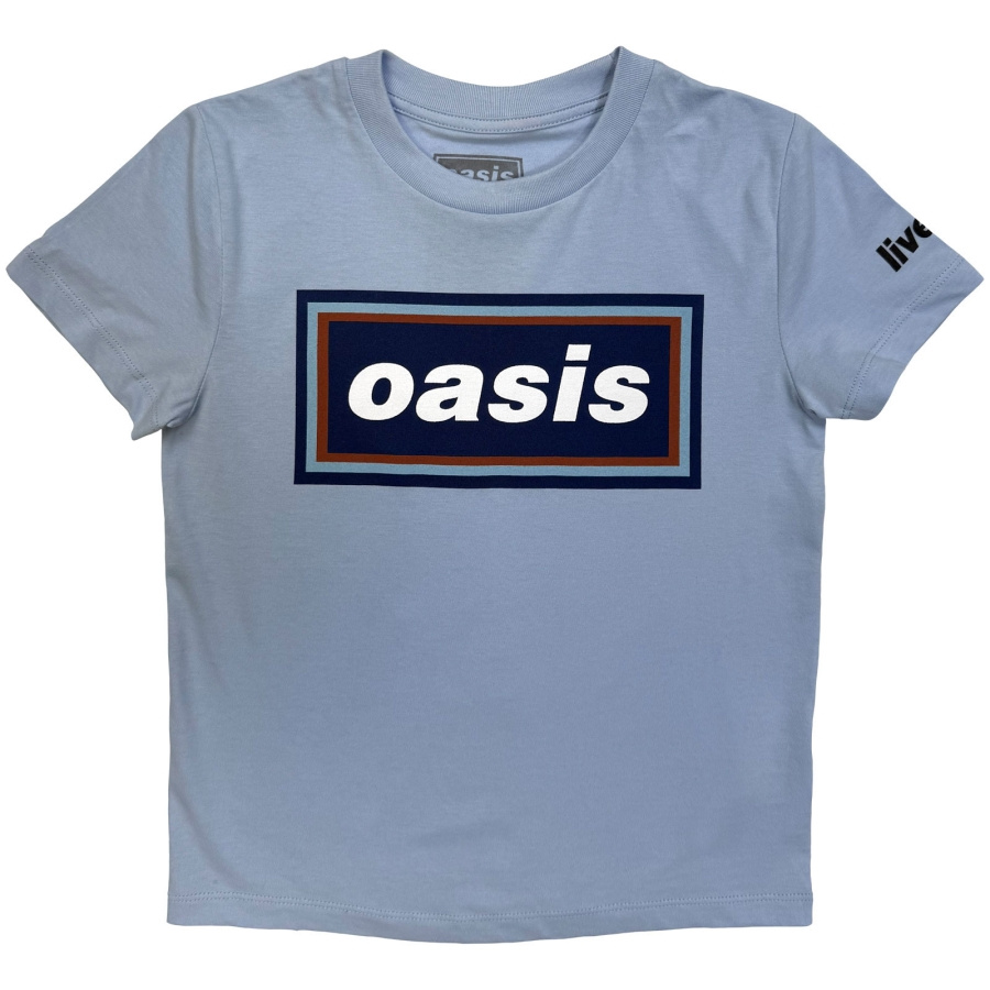 Oasis - 96 Retro Logo Boys Lht Blue T-Shirt