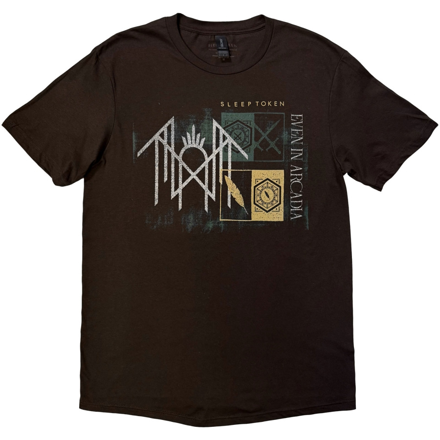 Sleep Token - Even In Arcadia Symbols Uni Brown T-Shirt