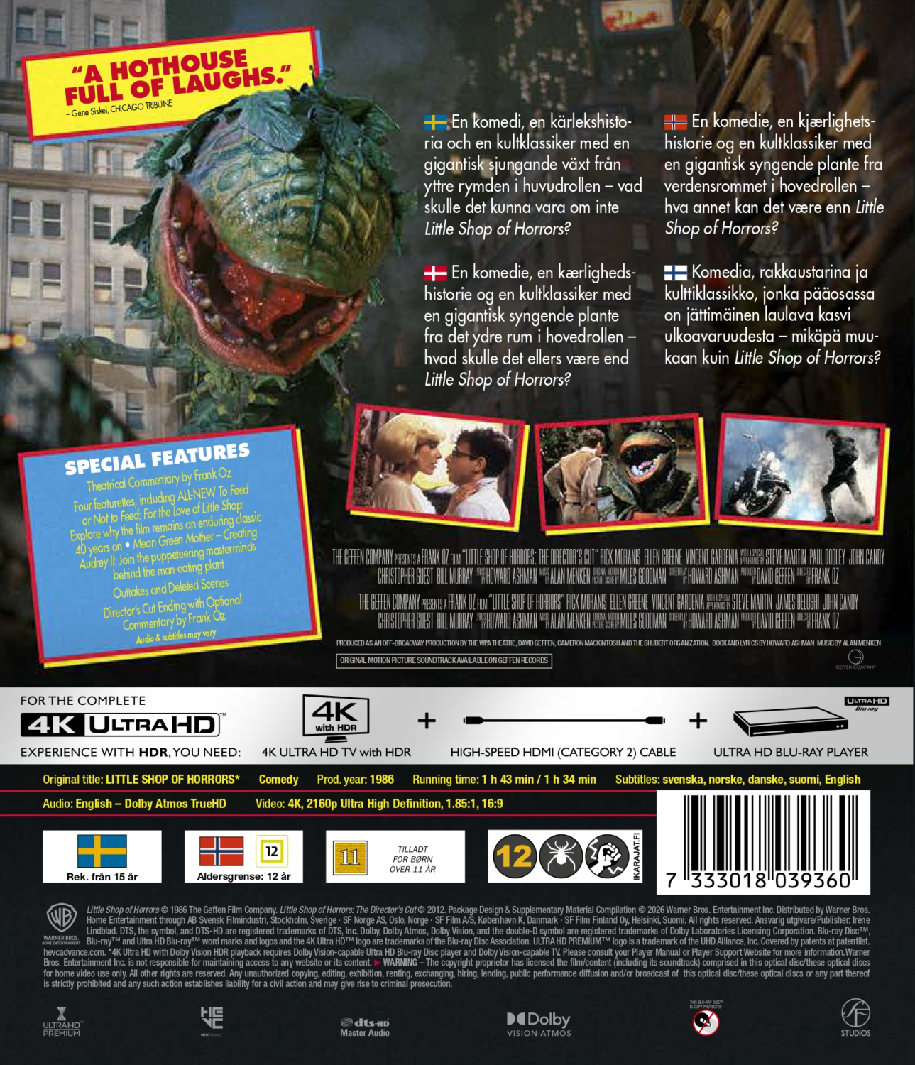 Movie - Little Shop Of Horrors (4K UHD)