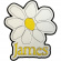 James - Yellow Logo White Daisy Magnet James - Yellow Logo White Daisy Magnet