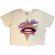 Blondie - Lips Stone Wash Lady Wht Crop Top Blondie - Lips Stone Wash Lady Wht Crop Top